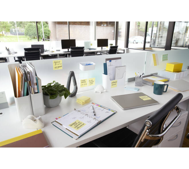 Memoblok Post-it Z-Note R350 76x127mm geel 12 stuks