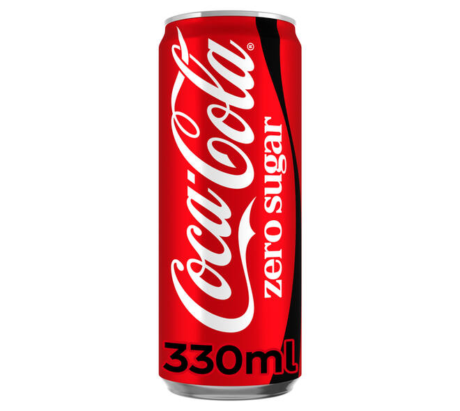 Frisdrank Coca Cola zero blik 330ml