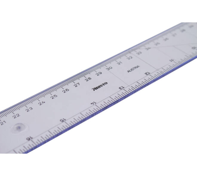Tekenhaak Aristo GeoCollege 60cm transparant