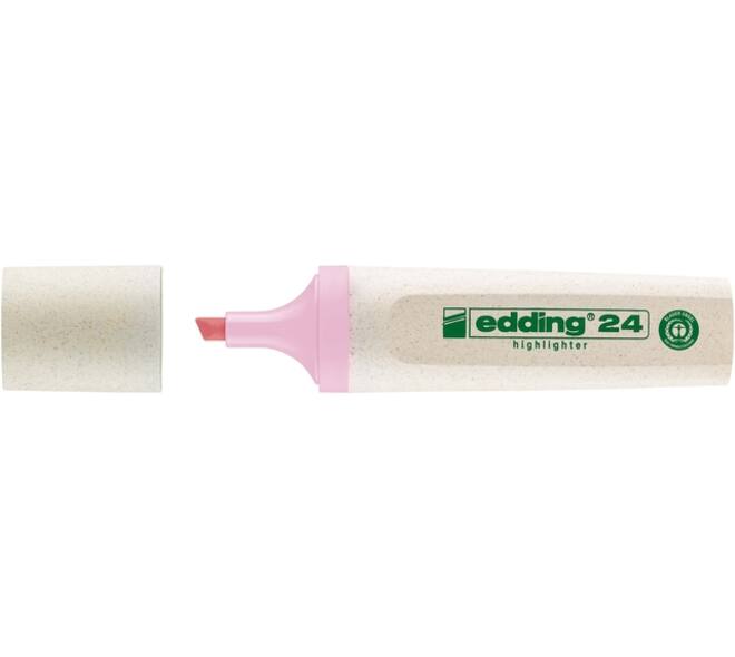 Markeerstift edding 24 EcoLine pastel roze