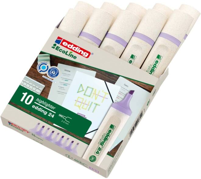 Markeerstift edding 24 EcoLine pastel violet