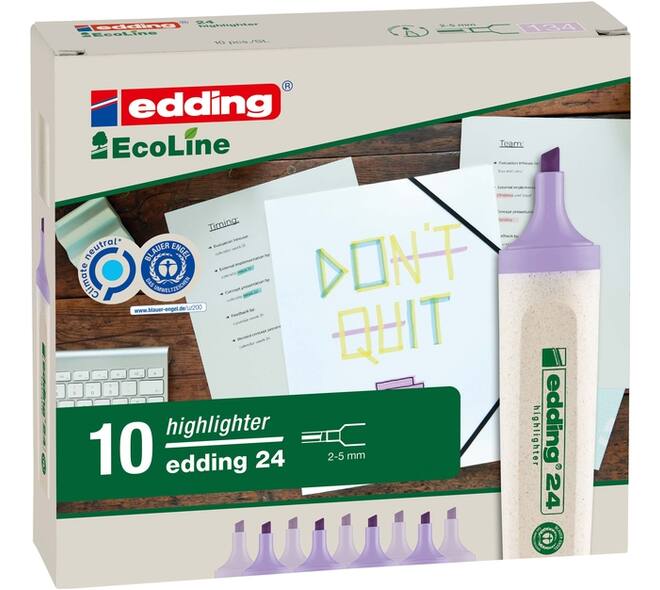Markeerstift edding 24 EcoLine pastel violet