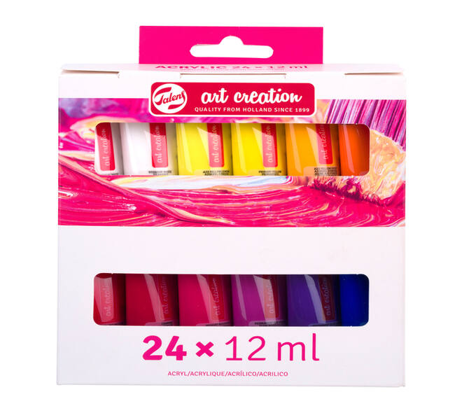 Acrylverf Talens Art Creation assorti 24 tubes à 12ml