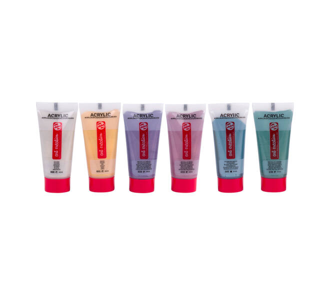 Acrylverf Talens Art Creation metallic assorti 6 tubes à 12ml
