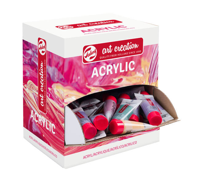 Acrylverf Talens Art Creation Pastel 12ml dispenser 100 stuks assorti
