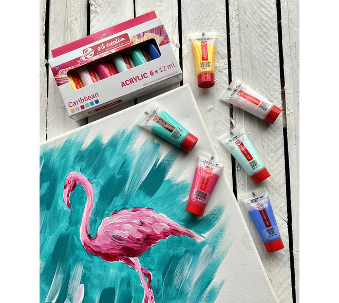 Acrylverf Talens Art Creation Caribbean assorti 6 tubes à 12ml