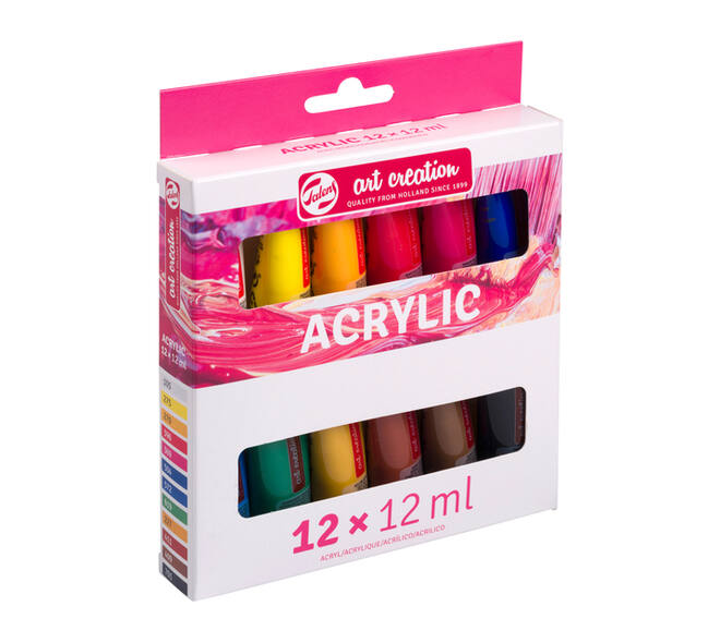 Acrylverf Talens Art Creation assorti 12 tubes à 12ml