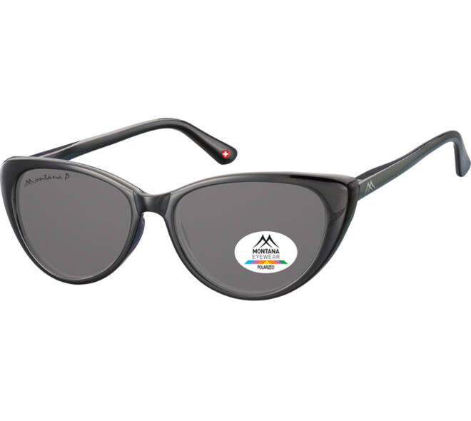 Zonnebril Montana met smoke glas zwart