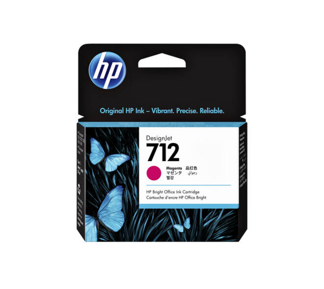 Inktcartridge HP 712 3ED68A rood
