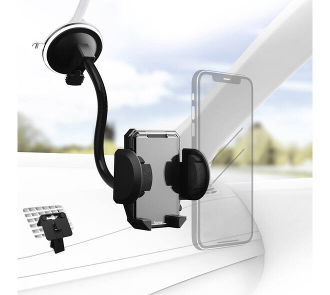 Smartphonehouder Hama 2-in-1 voor de auto