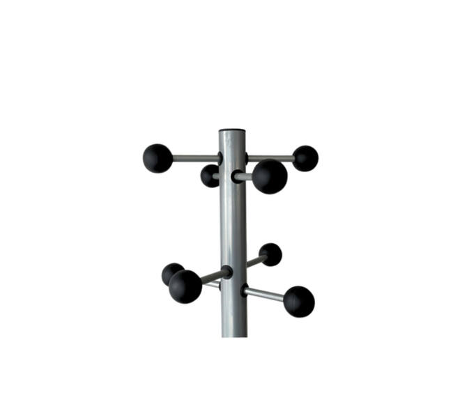 Kapstok BRASQ Monaco staand zilver/zwart