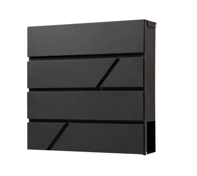 Brievenbus BRASQ PB200 Deluxe wand zwart