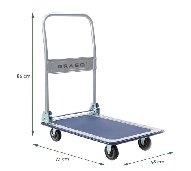 Transportkar BRASQ inklapbaar 150kg