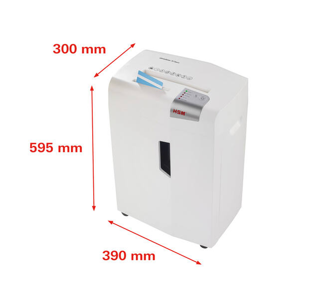 Papiervernietiger HSM shredstar X12pro snippers 2x15mm