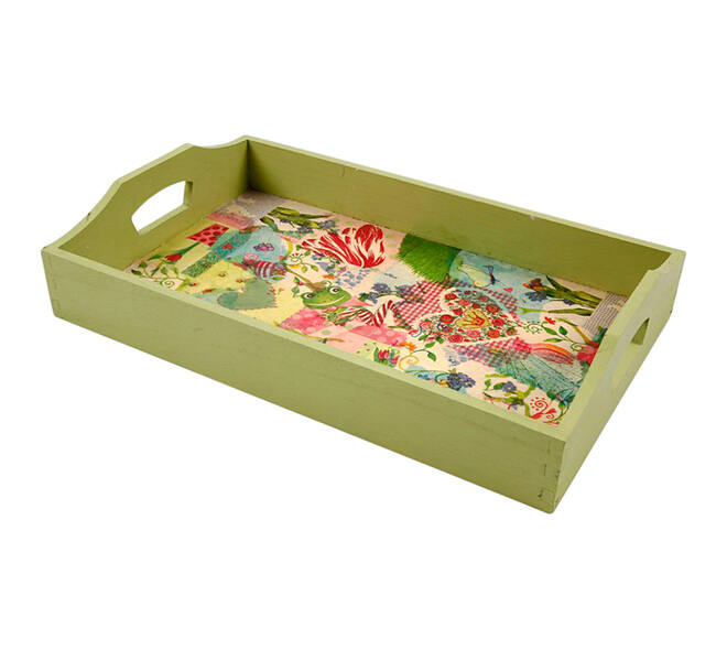 Dienblad Creativ Company hout 30x17x5cm