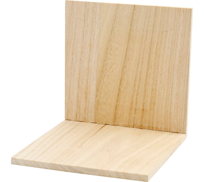 Boekensteun Creativ Company hout 15x15x15cm