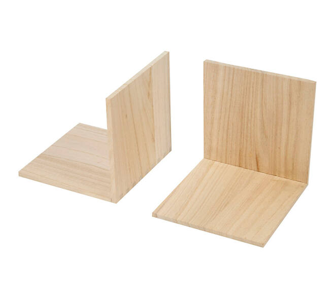 Boekensteun Creativ Company hout 15x15x15cm