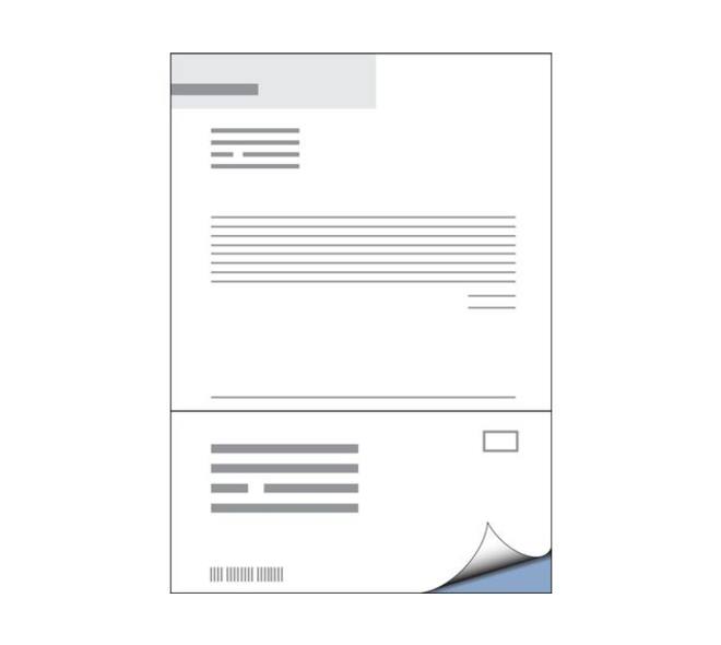 Retourlabel DHL IEZZY A4 1.000 vel 210x102mm 1000 labels