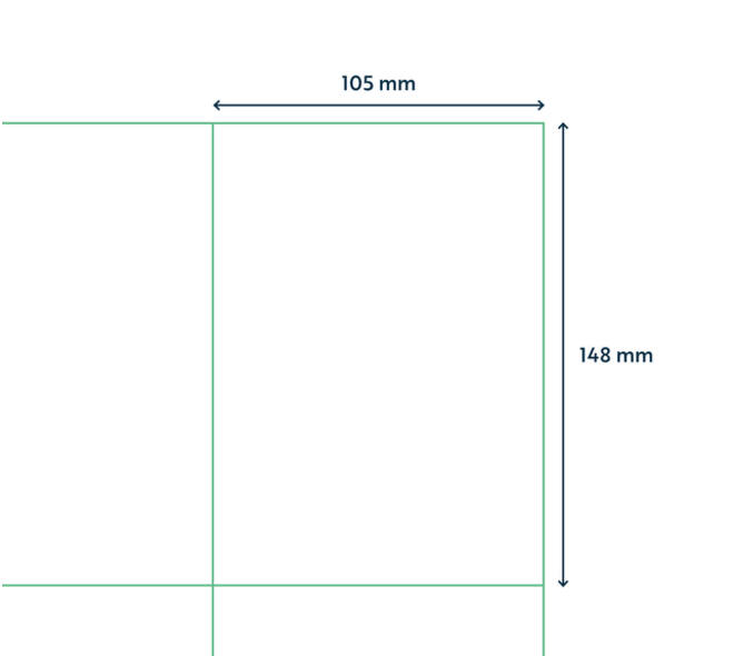 Etiket qbasic a4 1.000 vel 105x148mm 4000 labels