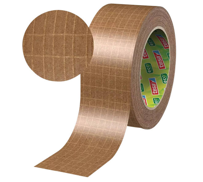 Verpakkingstape Tesa 56000 Eco papier ultra strong 50mmx25m