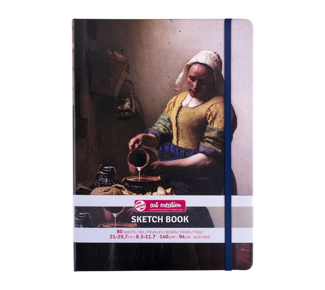 Schetsboek Talens Art Creation 80 vel 140gr 210x297mm Het melkmeisje