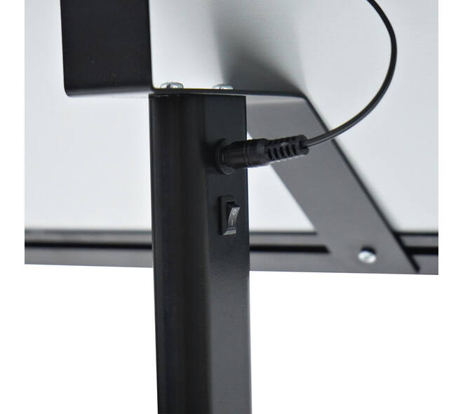 Menu vitrinekast Europel 2x A4 LED