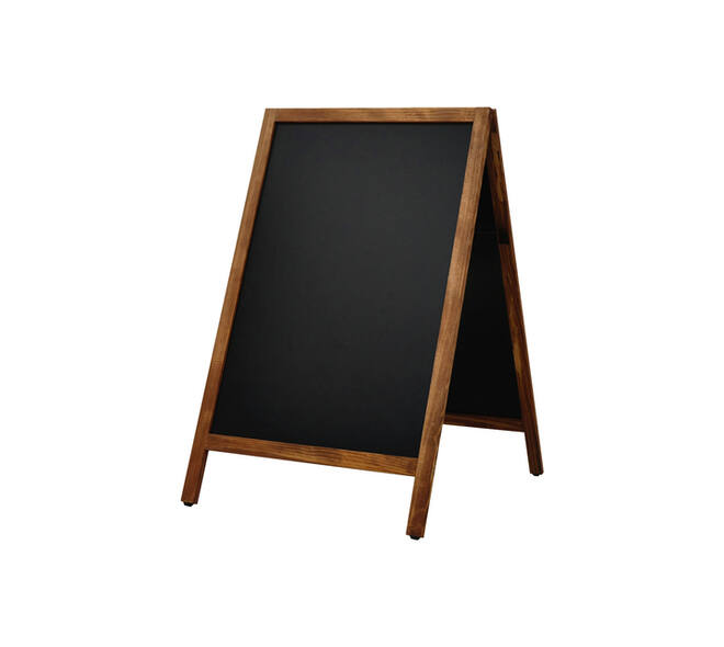 Krijt stoepbord Europel 660x1040mm natur