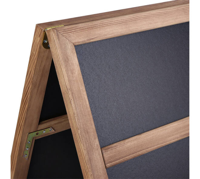 Krijt stoepbord Europel 660x1280mm DELUX natuur