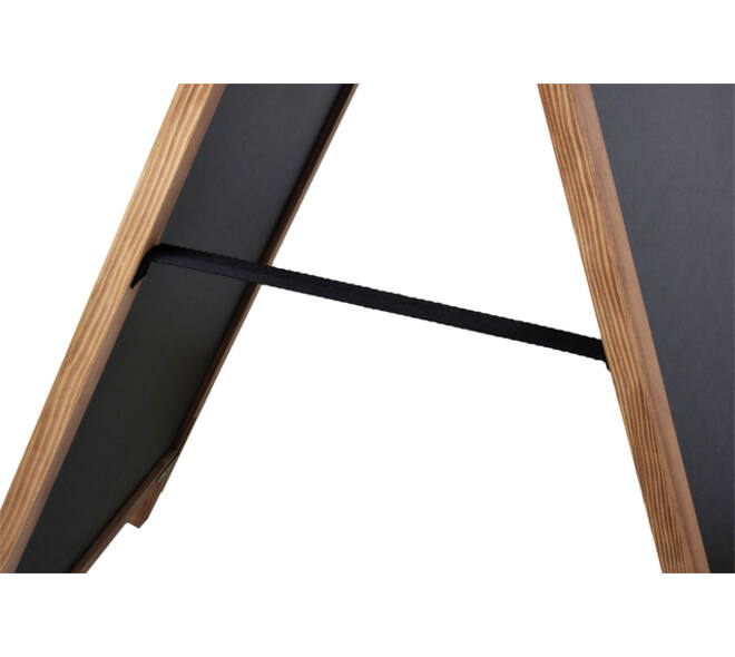 Krijt stoepbord Europel 660x1280mm DELUX natuur