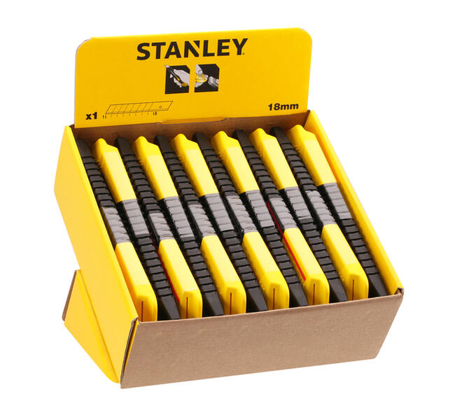 Afbreekmes Stanley SM 18mm antichoc