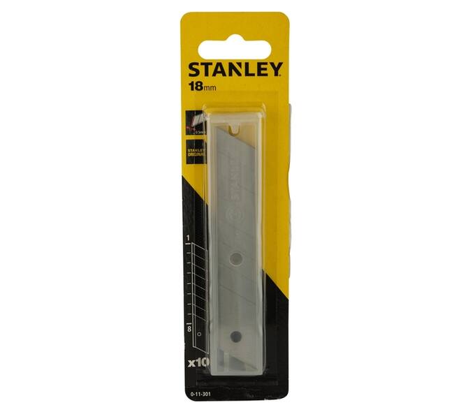 Afbreekmesjes Stanley 18mm 10 stuks