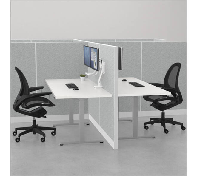 Monitorarm Fellowes Eppa Crossbar wit
