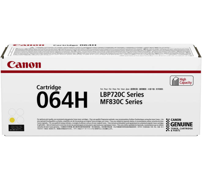 Tonercartridge Canon 064H geel