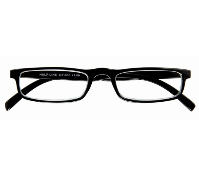 Leesbril I Need You +3.00 dpt Half-line zwart