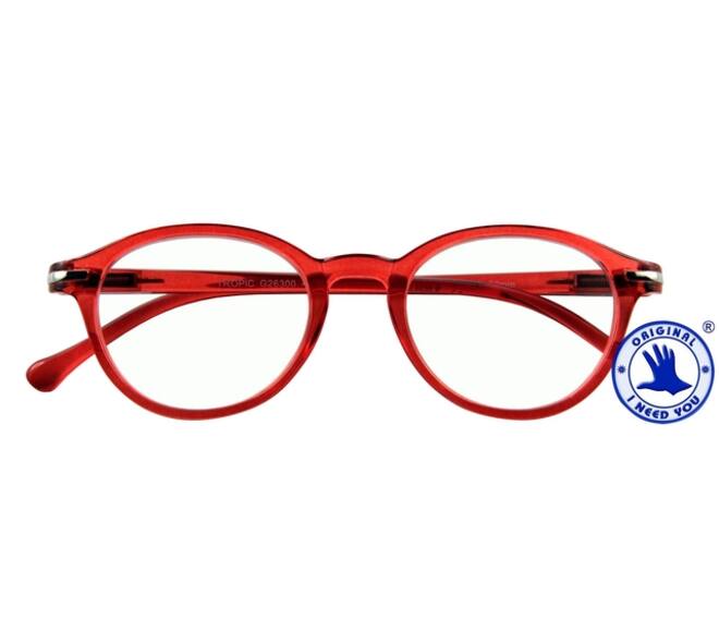 Leesbril I Need You +1.00 dpt Tropic rood