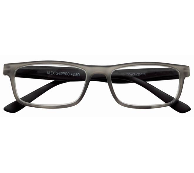 Leesbril I Need You +3.00 dpt Alex antraciet-zwart