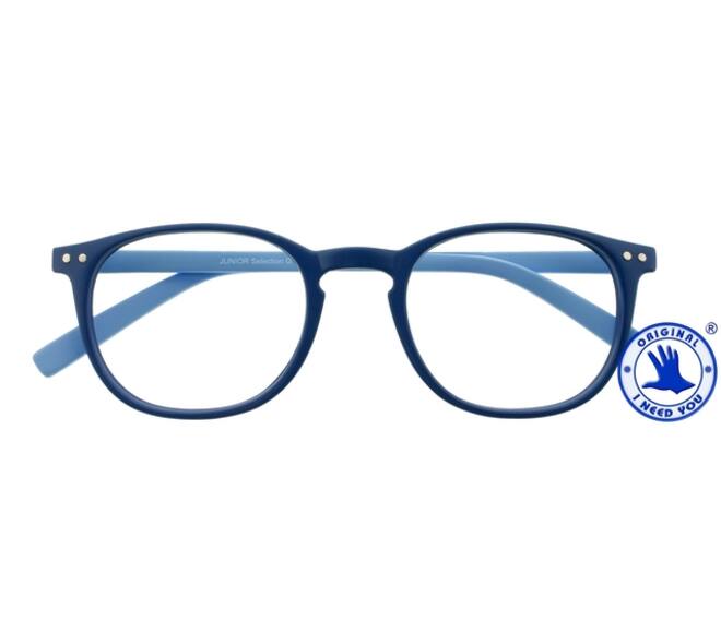 Leesbril I Need You +1.00 dpt Junior Selection blauw