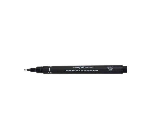 Fineliner Uni-ball Pin 1mm zwart