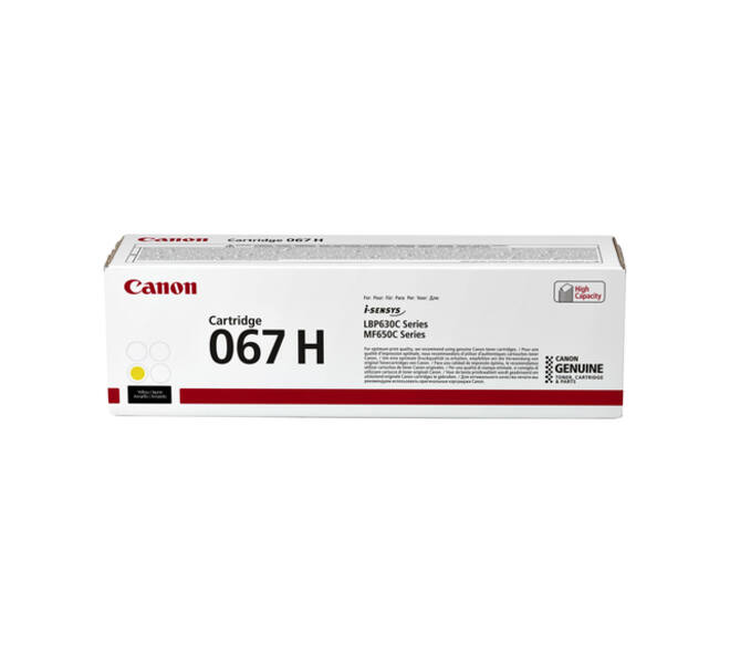 Tonercartridge Canon 067H geel