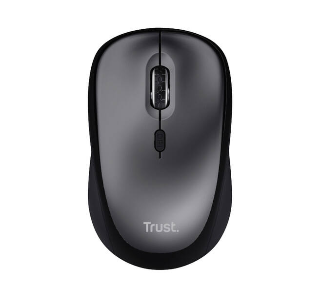 Muis Trust Yvi+ draadloos eco zwart