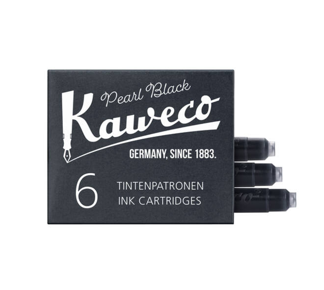 Inktpatroon Kaweco zwart doosje à 6 stuks