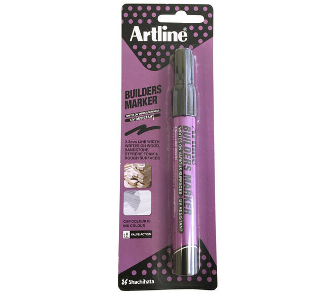 Viltstift Artline Professional builders zwart