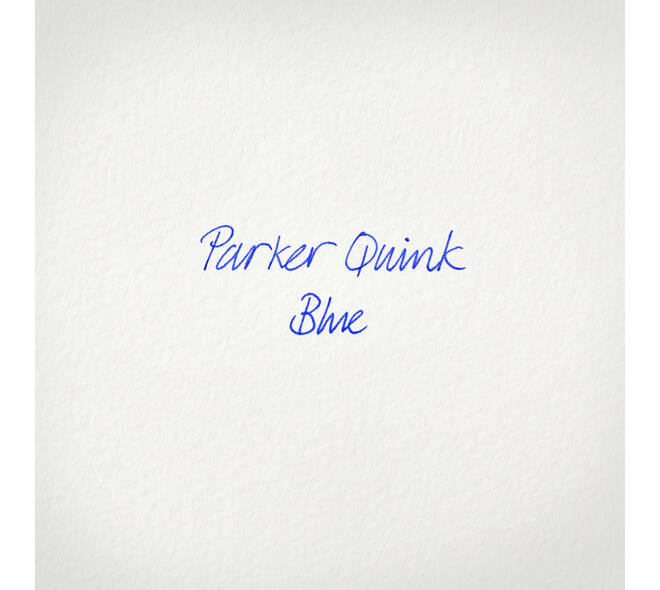 Rollerpenvulling Parker Quink medium blauw blister à 2 stuks