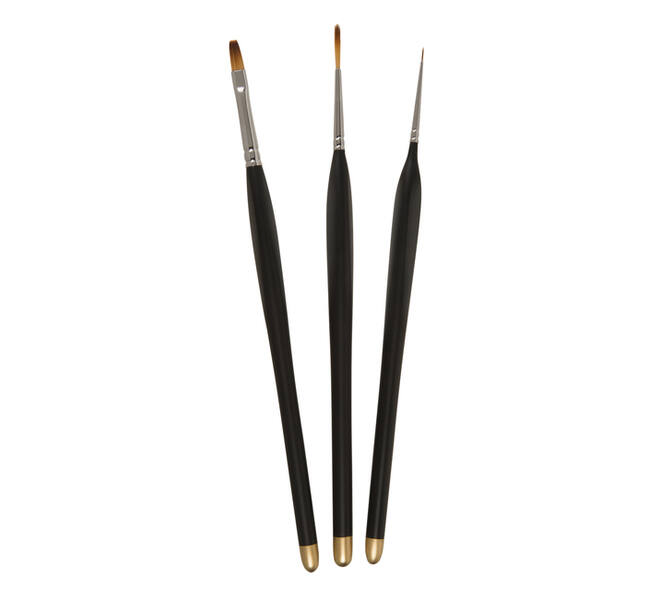 Penselenset Zahn modelbouw 3-delig