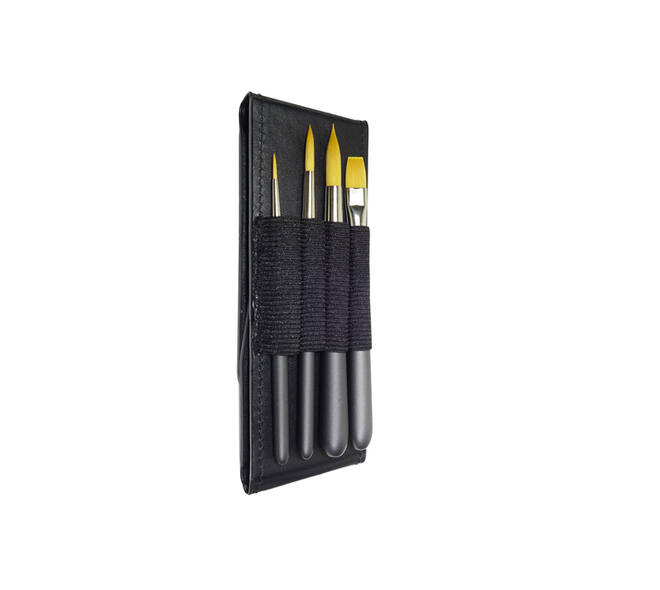 Penselenset Zahn Travel Buddy 4-delig