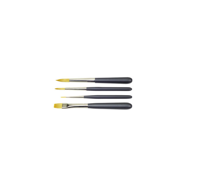Penselenset Zahn Travel Buddy 4-delig