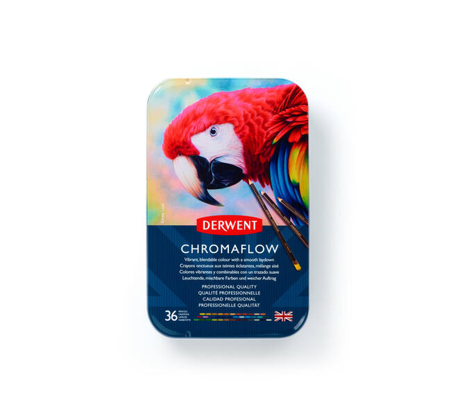 Kleurpotloden Derwent Chromaflow set à 36 kleuren