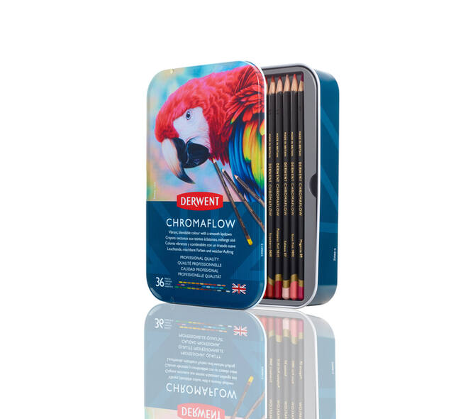 Kleurpotloden Derwent Chromaflow set à 36 kleuren