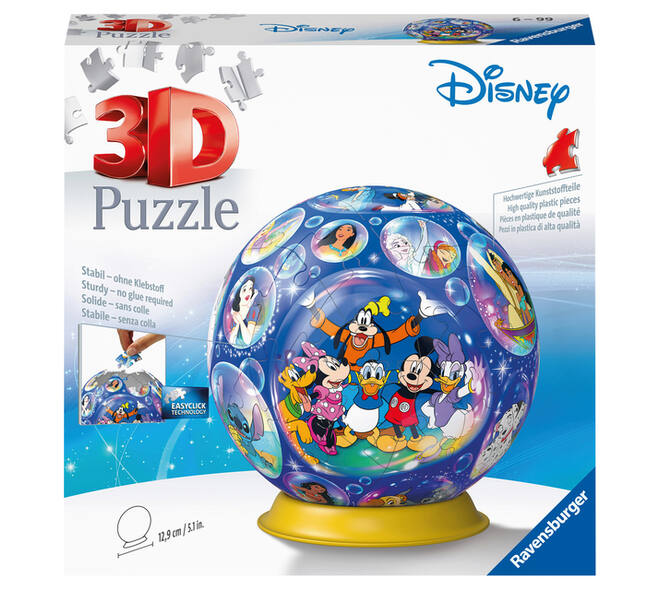 Puzzelbol Ravensburger Disney 3D 72 stukjes
