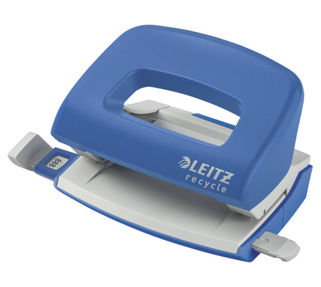 Perforator Leitz Nexxt  Recycle mini 10 vel blauw